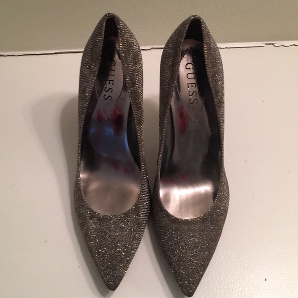 Guess Sparkly Shoes Gold/Silver - Picture 3 of 7